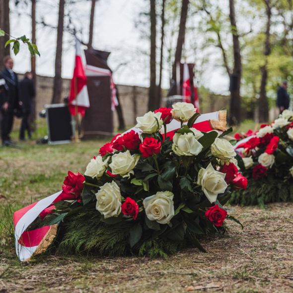 Polnische Gedenkveranstaltung in der Gedenkstätte Sachsenhausen (© SBG, Foto: Arvid Peschel)